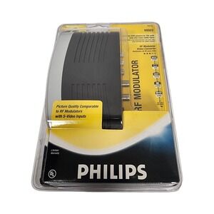 Philips RF Modulator Video Converter PH61159 Connect DVD TV Camera‎ Games